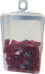 10A Blade Led Fuse Red - 30 Pack