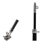 Outrigger Tri Position Bundle Deck Mount For 2 Stage Pole