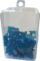15A Blade Led Fuse Blue - 30 Pack