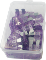 3A Led Indicator Blade Fuse Purple - 30 Pack