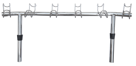 Wire 6 Way Rod Holder For Fibreglass Removable Bait Board