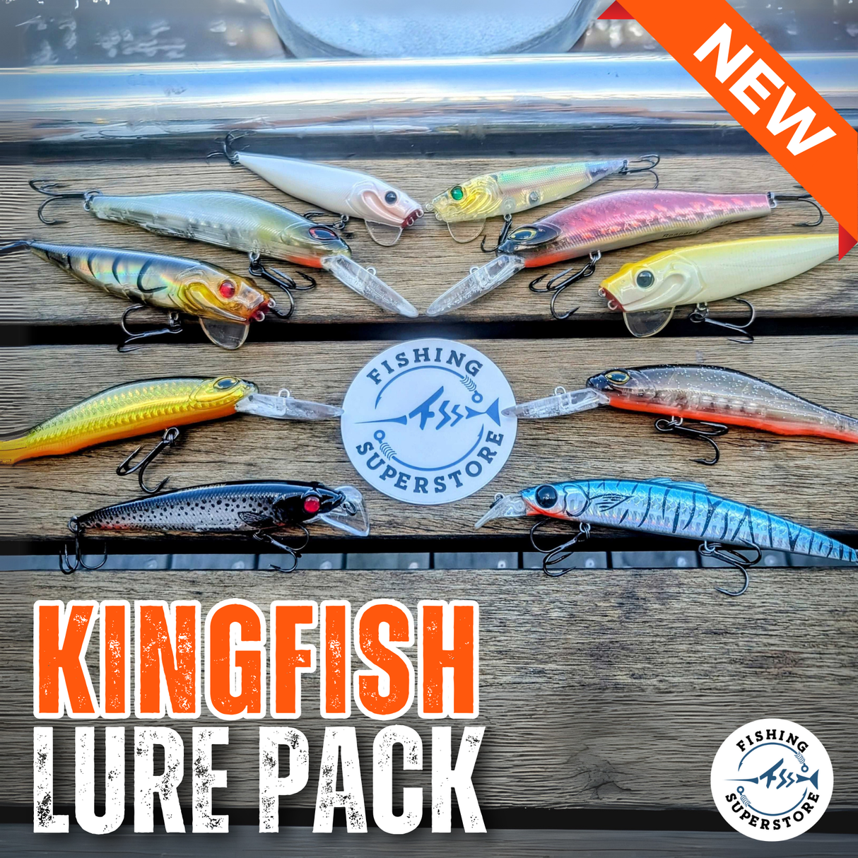 Kingfish Lure Pack 10 x Proven Kingfish Lures