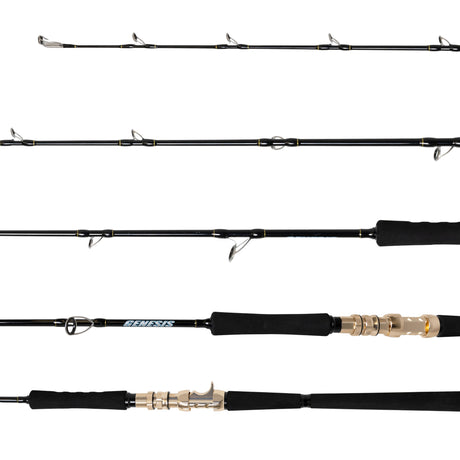GENESIS 25kg Class I Spiral Wrap - Carbon Kevlar Jigging Rod