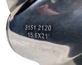 Turning Point Stainless Steel Propeller - Suzuki, Yamaha. Honda, Mercury, Tohatsu 150hp to 300hp 3-Blade 15.6dia x 21p LH