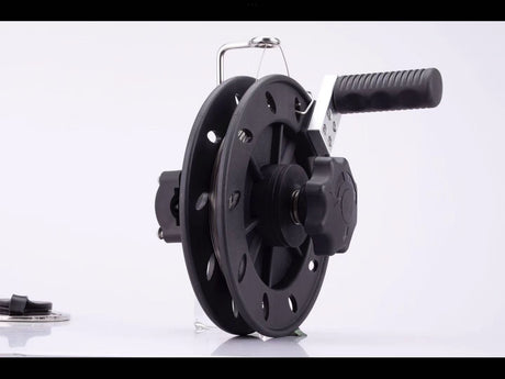 GENESIS Offshore Teaser Reel 9 Inch Spool 30kg Drag Capacity - Vertical, Horizontal or Inverted Fly-Bridge Overhead Mounting