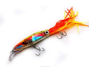 Le Squid Casting- Trolling Lure, 140mm 40g [Colour: Orange- Yellow]