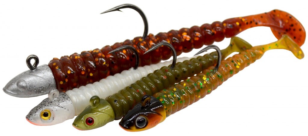 Paddleworm Soft Plastic Tuffies 6pc