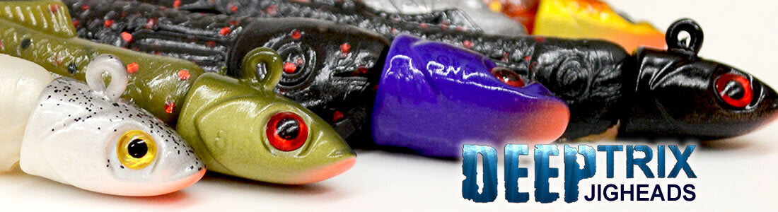 DeepTrix Painted Jig Heads 3-4oz