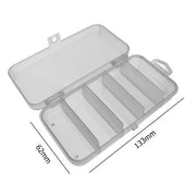 Small Fixed 5 Compartment Tackle Container