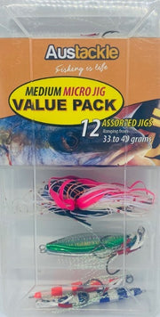 Medium Micro Jig Value Pack - 33 to 40 grams