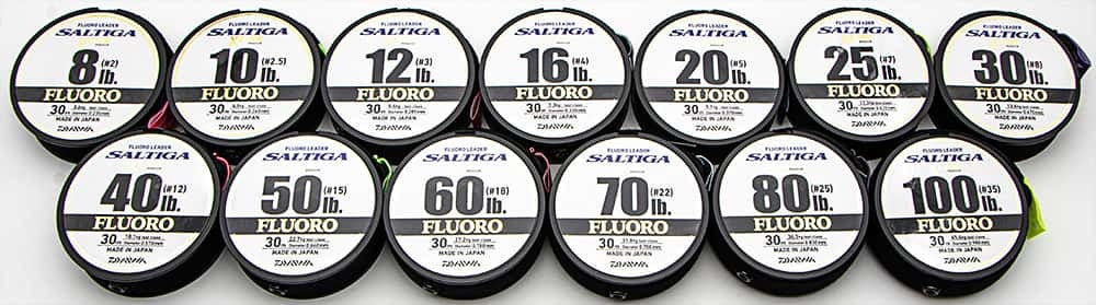 Daiwa Saltiga X-Link Fluorocarbon Leader #2-8lb-30m