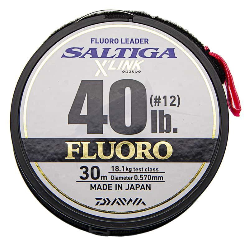 Daiwa Saltiga X-Link Fluorocarbon Leader #12-40lb-30m