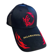 Daiwa Salamandura Black & Red Fishing Cap