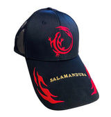 Daiwa Salamandura Black & Red Fishing Cap