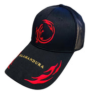Daiwa Salamandura Black & Red Fishing Cap