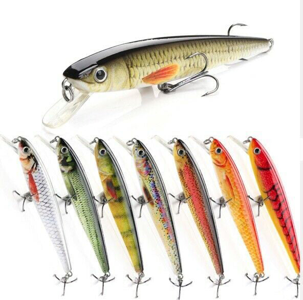 Diving Minnow Wobbler Fishing Lure 110mm 11g