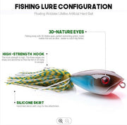 Surface Popper Fishing Lure 46mm 11g