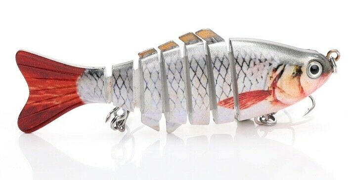 Jointed Swimbait Fishing Lure 6pc Segmented 100mm 17.5g