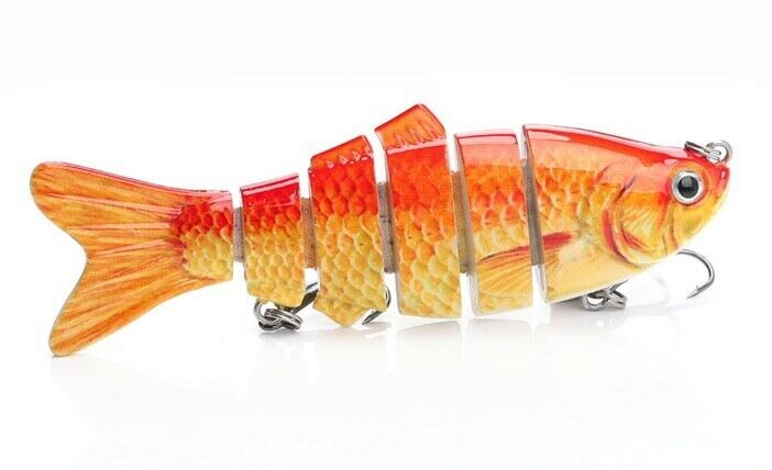 Jointed Swimbait Fishing Lure 6pc Segmented 100mm 17.5g