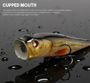 Surface Popper Fishing Lure 85mm 13.5g