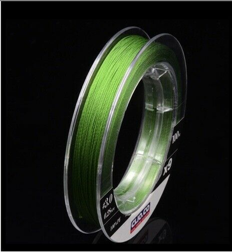 YUDELI Braided Line 100M 9 Strands Braided 30lb, Multifilament PE Line