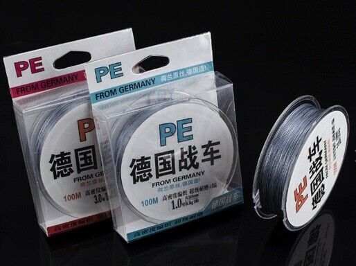 Peche 100M 4 Strand PE Braided Fishing Line 18lb, Super Smooth PE Braid