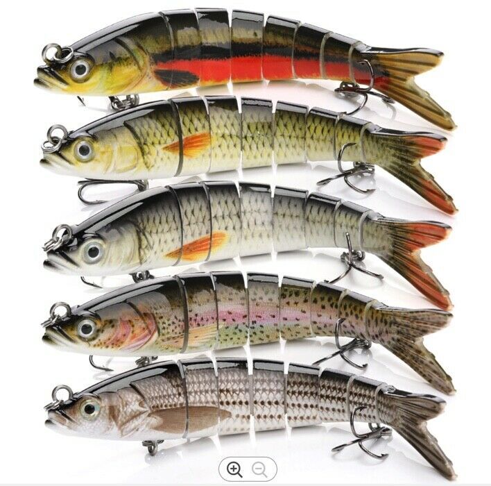 Jointed Swimbait Fishing Lure 8 Segmented 135mm 19g Jointed Swimbait Fishing Lure 8 Segmented 135mm 19g