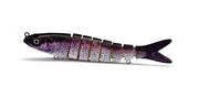 Jointed Swimbait Fishing Lure 8 Segmented 135mm 19g [Colour: Metallic Trout]