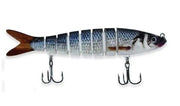 Jointed Swimbait Fishing Lure 8 Segmented 135mm 19g [Colour: Beachy Blue]