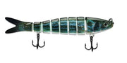 Jointed Swimbait Fishing Lure 8 Segmented 135mm 19g [Colour: Blue Stripe]