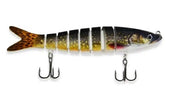 Jointed Swimbait Fishing Lure 8 Segmented 135mm 19g [Colour: Speckled Trout]