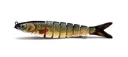 Jointed Swimbait Fishing Lure 8 Segmented 135mm 19g [Colour: Sandy Minnow]