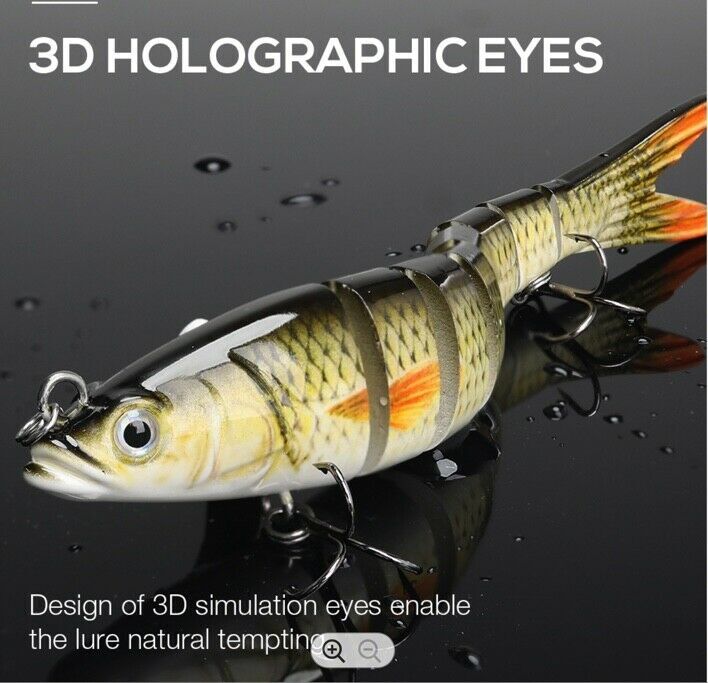 Jointed Swimbait Fishing Lure 8 Segmented 135mm 19g Jointed Swimbait Fishing Lure 8 Segmented 135mm 19g