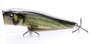 Jointed Swimbait Fishing Lure 8 Segmented 135mm 19g [Colour: Black Green White (photo just for colour reference)]