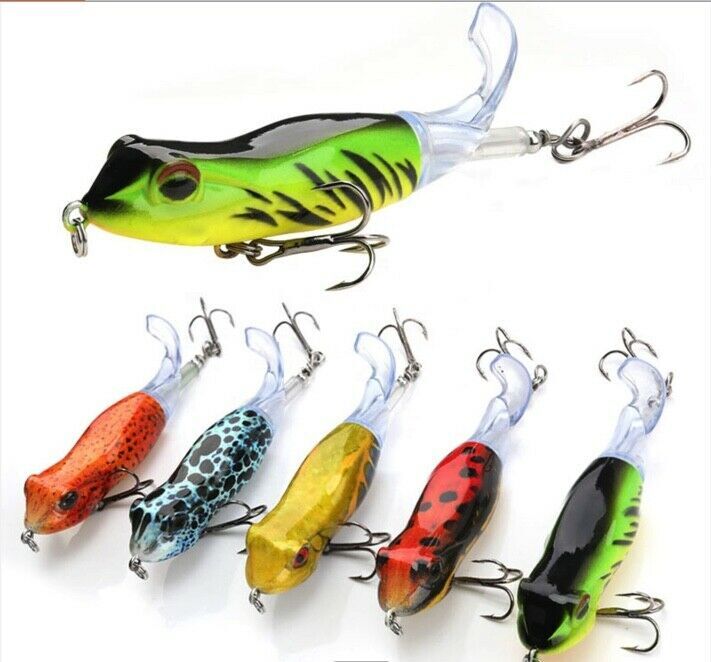 Topwater Frog Whopper Popper Fishing Lure 110mm 9g