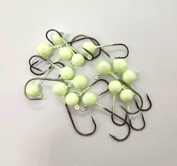 Luminous Lead Jig Head 2.1g 4pc/pack by Afishlure
