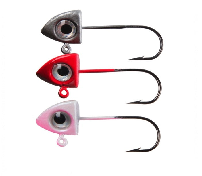 Artificial Fish Jig Heads with 3D Eyes 28mm, 3g