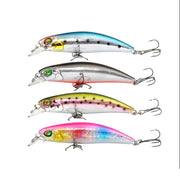 New Hard Plastic Double Clutch Minnow Fishing Lure 60mm 5.2g