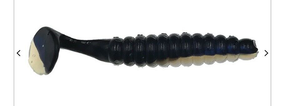 Soft Plastic Worm Paddle Tail - 40mm 10pc