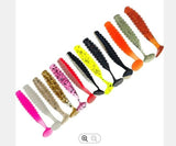 Soft Plastic Worm Paddle Tail - 40mm 10pc