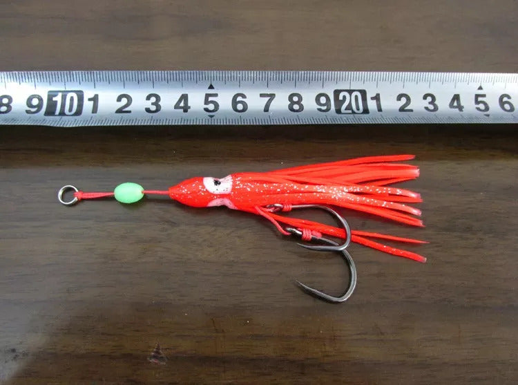 Inchiku Pre-Rigged Octopus Jig Assists 13cm