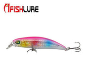 New Hard Plastic Double Clutch Minnow Fishing Lure 60mm 5.2g