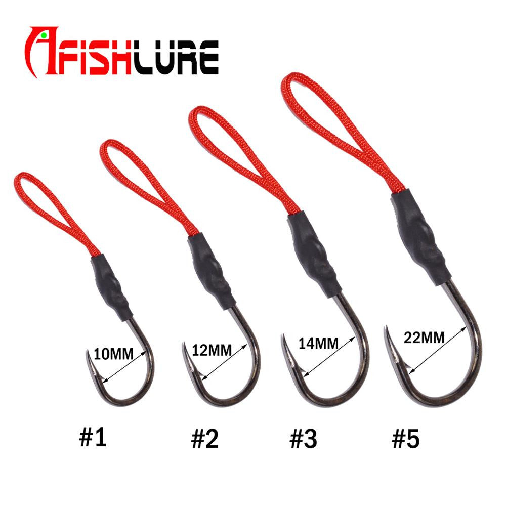 Heavy Duty Single Assist Hooks 5pc