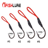 Heavy Duty Single Assist Hooks 5pc