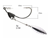 Lurelock Weedless Sequin Jig Head 3pc