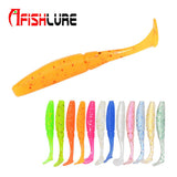 75mm T Attack Paddle Tail Soft Plastic Minnow