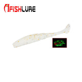 75mm T Attack Paddle Tail Soft Plastic Minnow