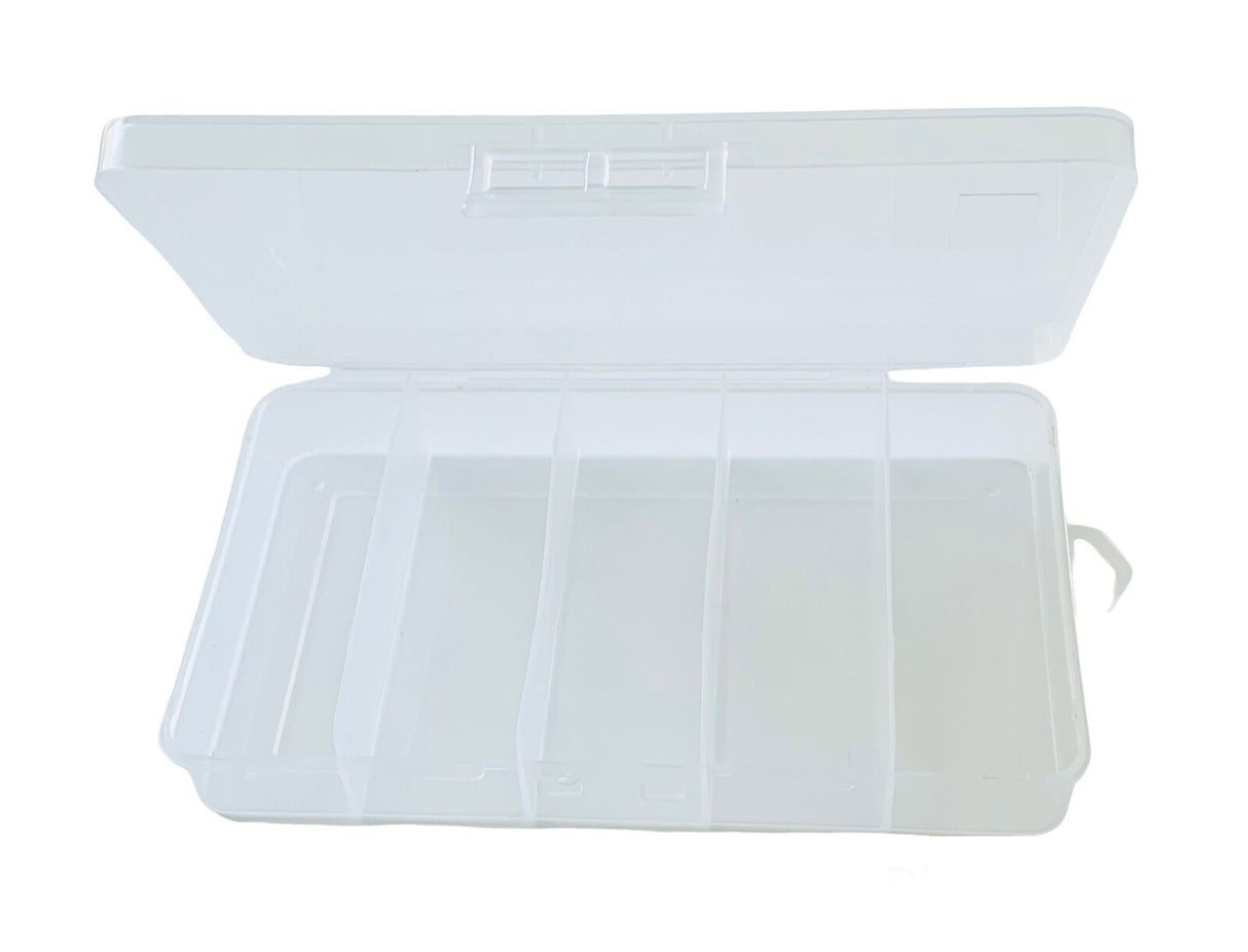 Tackle Box - 5pc Compartment Storage Container [180mm x 110mm x 30mm]