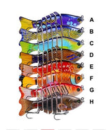 Reef Fish Jointed Swimbait 100m 15g Segmented 7pc